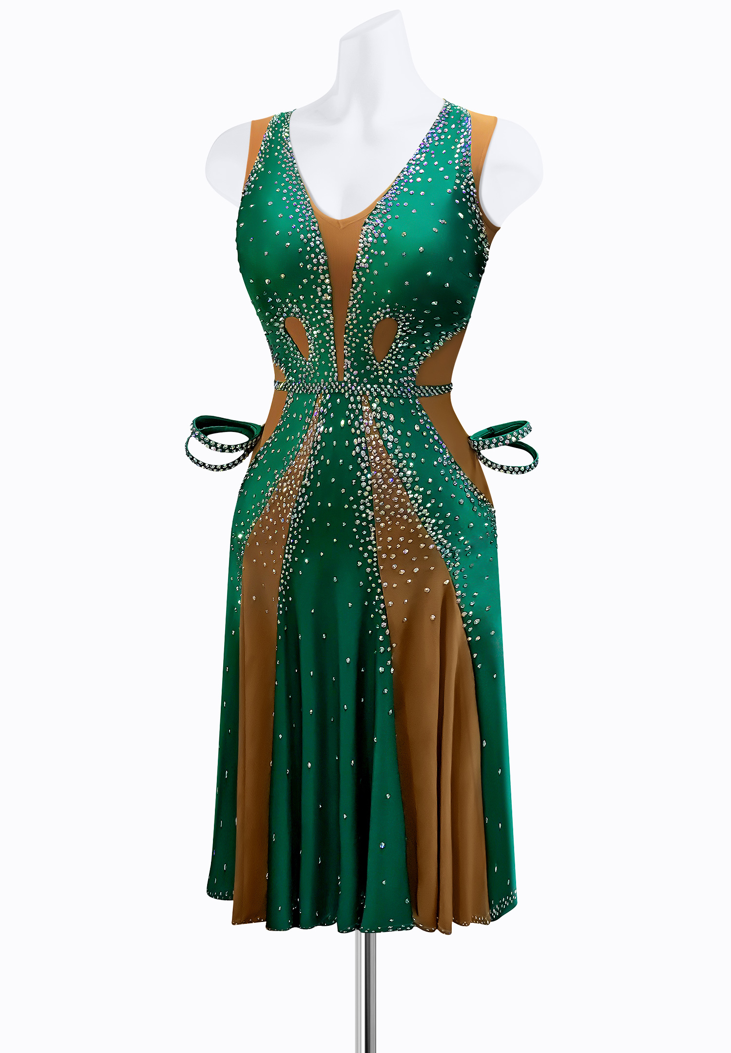 Emerald Spell Latin Dress AM-L3003