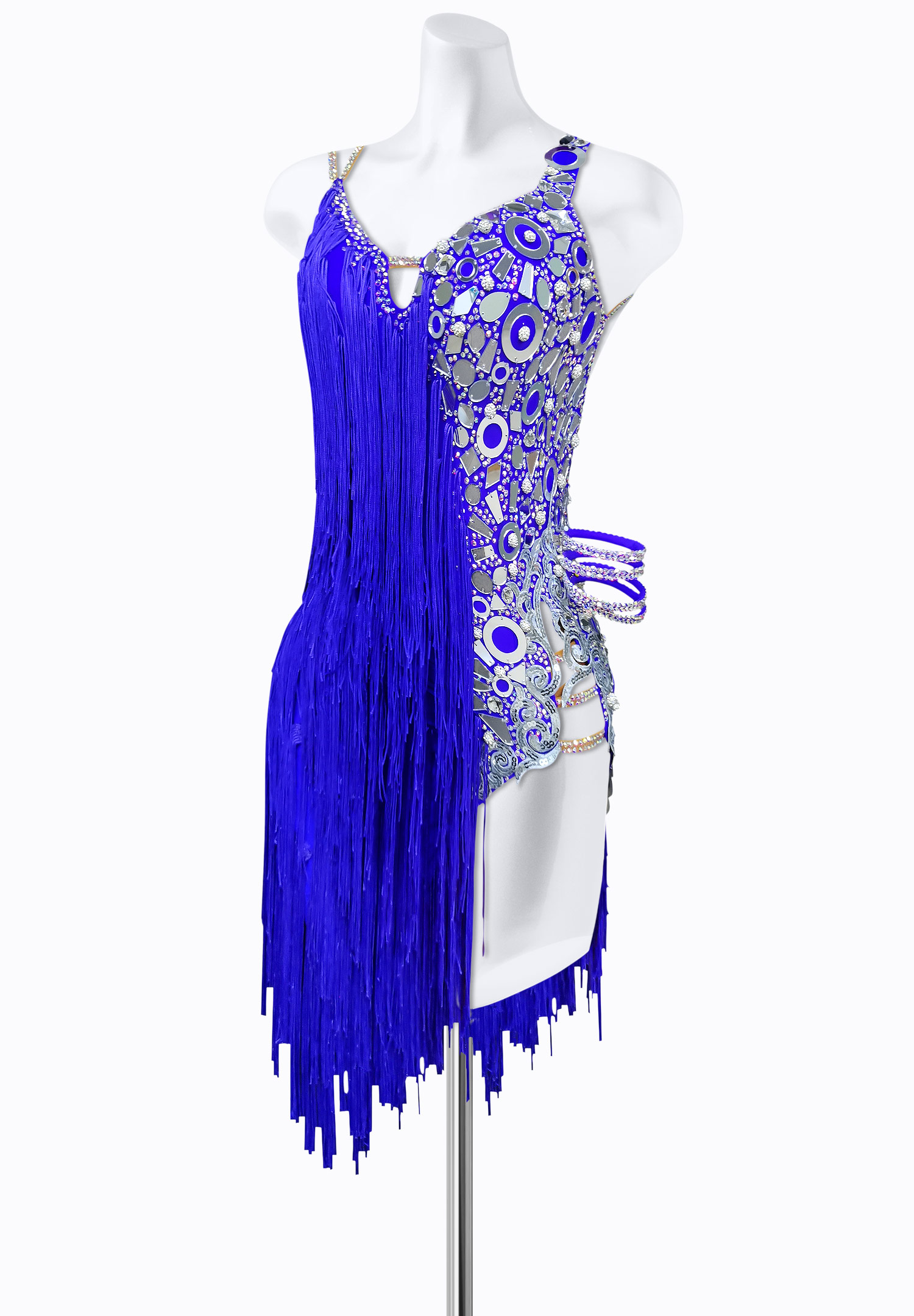 Ethereal Fringe Latin Dress AM-L3625