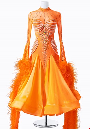 Ethereal Sunset Ballroom Gown MFB0181