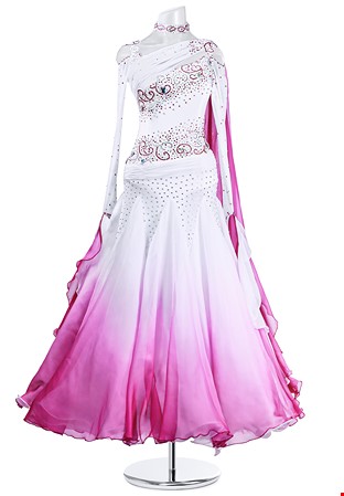 Exotic Appeal Dyed Long Dance Gown MQB162