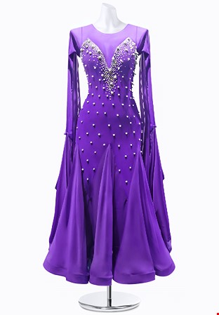 Exquisite Pearl Ballroom Gown AMB3354