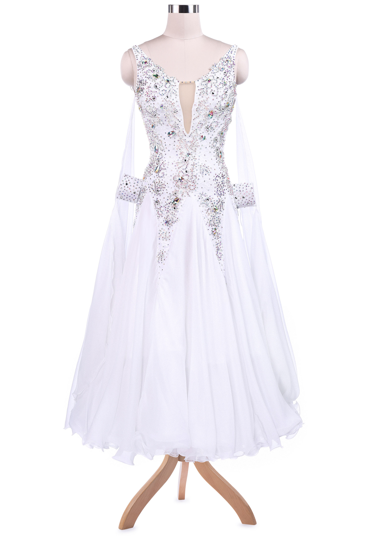 Fabulous Floral Patchwork Ballroom Smooth Competition Dress VN-A5233