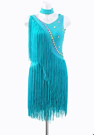 Fancy Fringe Latin Dress JT-L2081-A