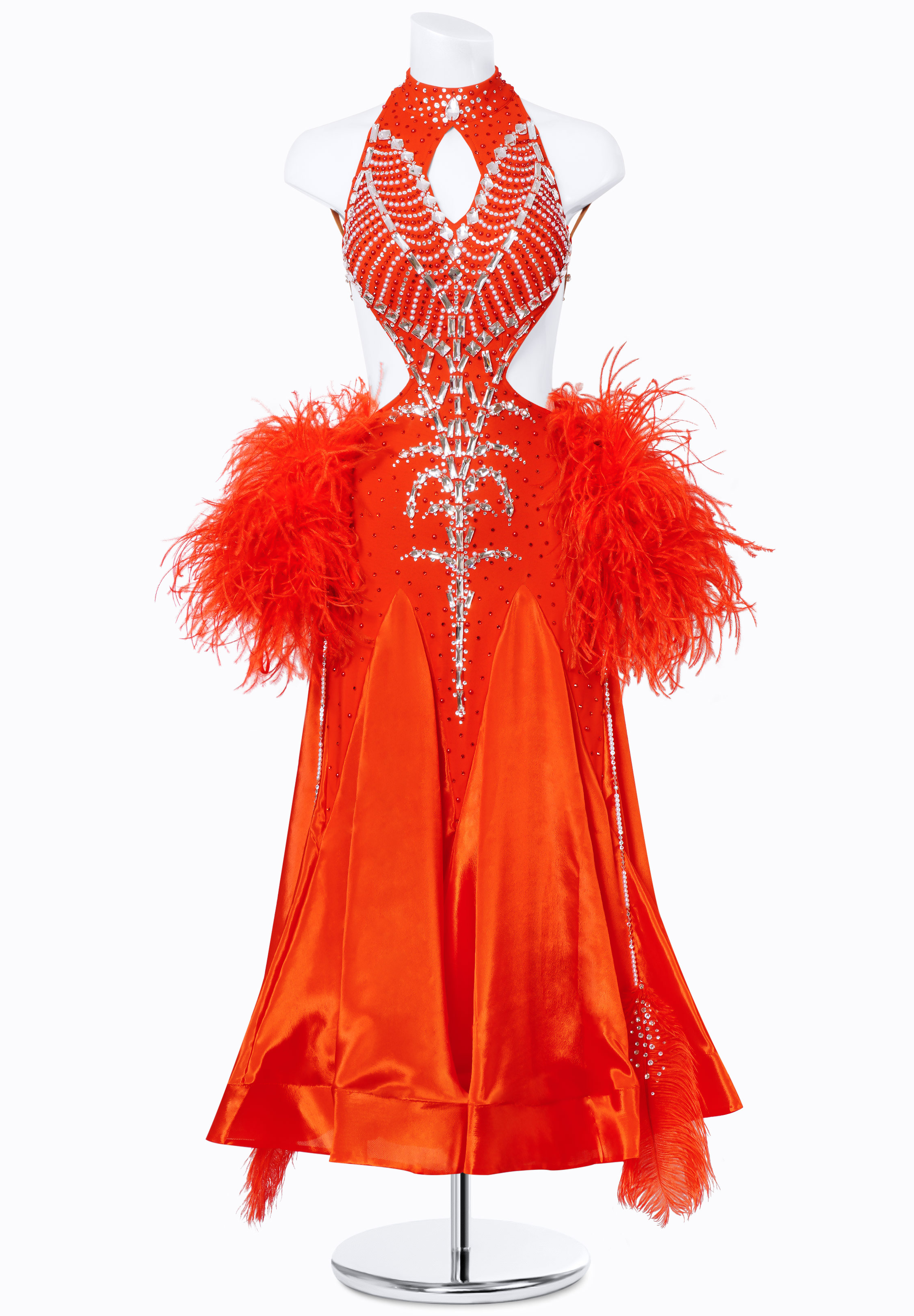 Feather Escape Ballroom Gown MF-B0339