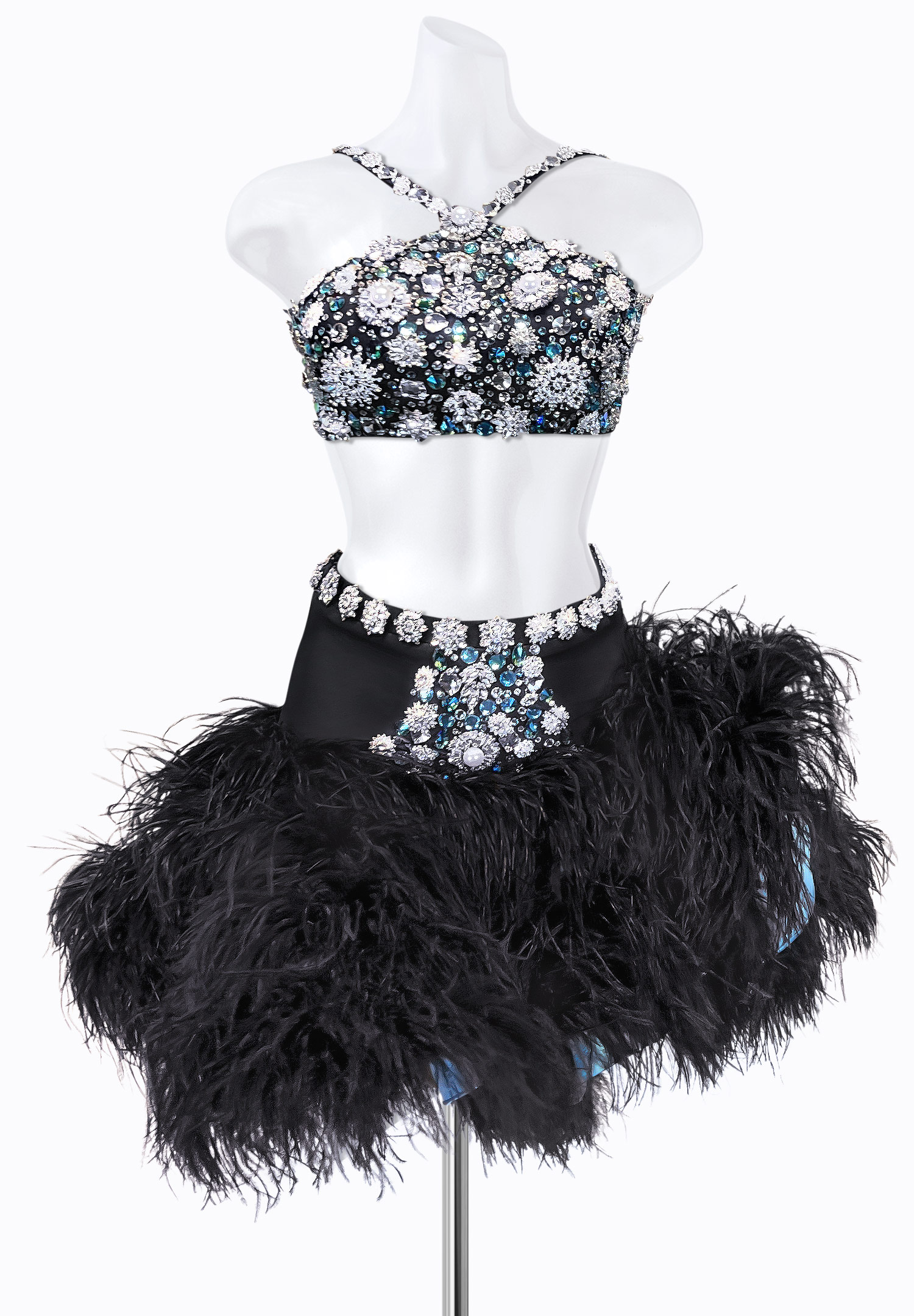 Feather Sway Latin Dress PR-L225052