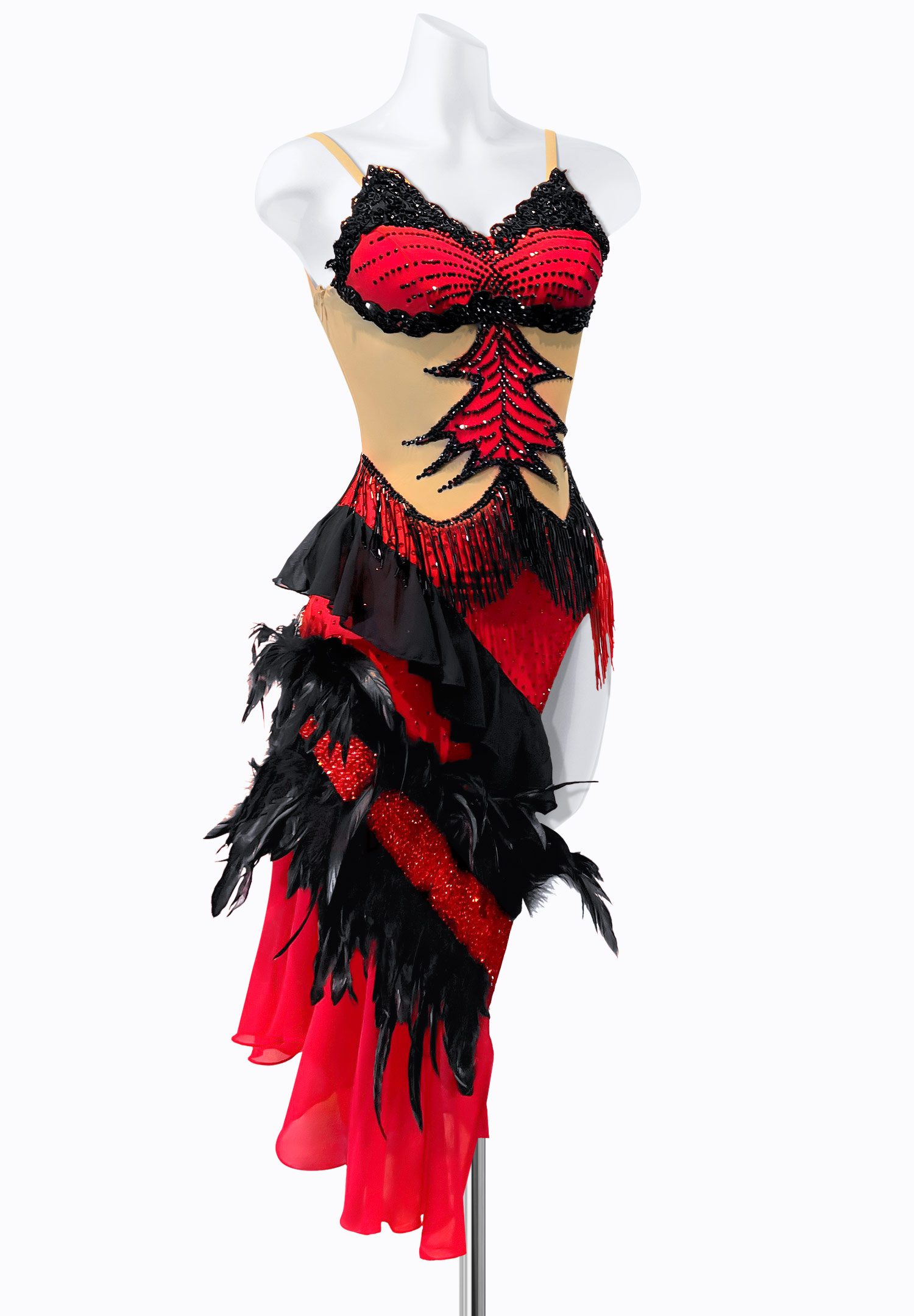 Fiery Emotion Latin Dress PR-L225093