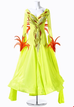 Flamboyant Sparkle Ballroom Dance Dress MFB0051
