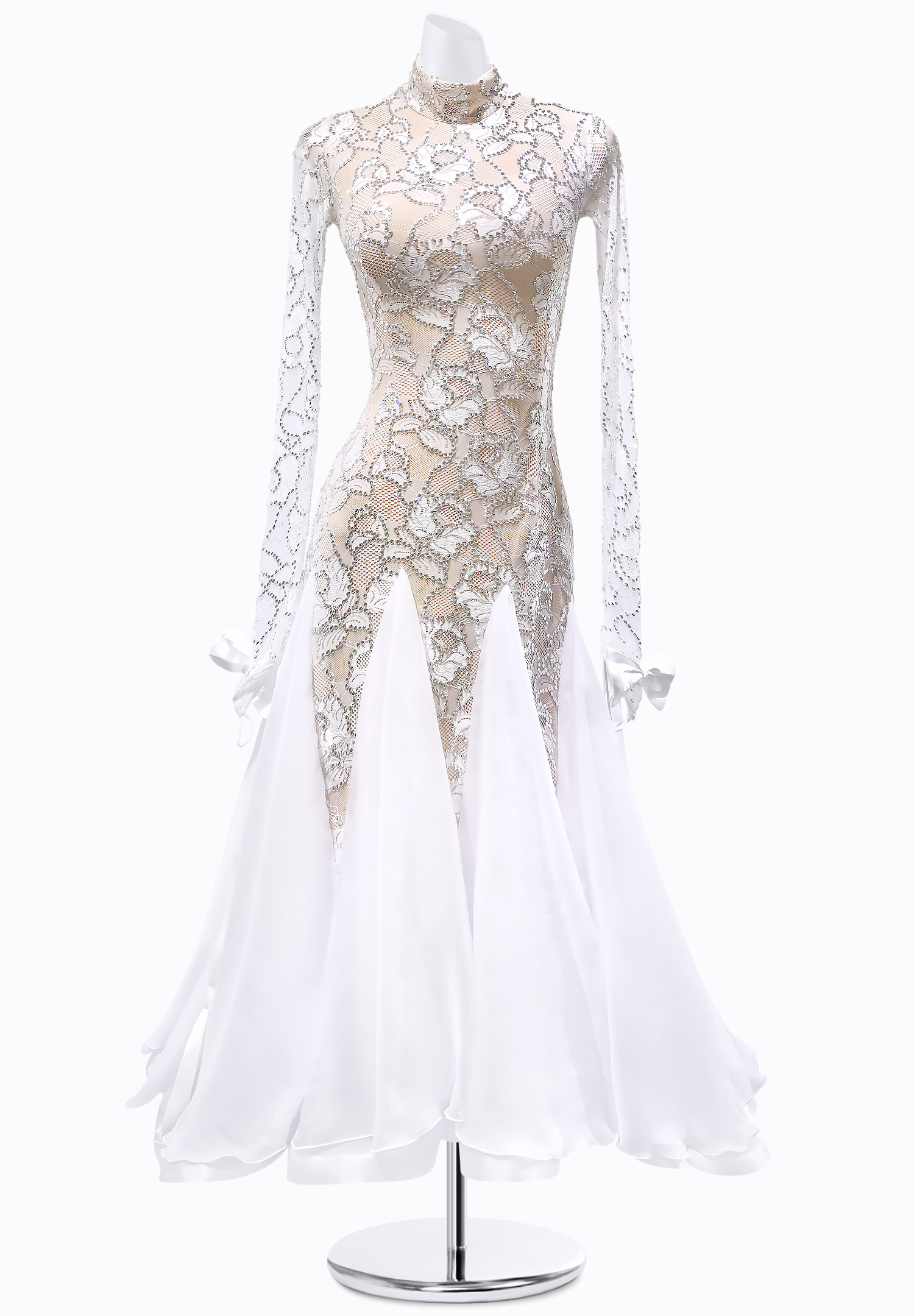 Floral Lace Ballroom Gown AM-B3330