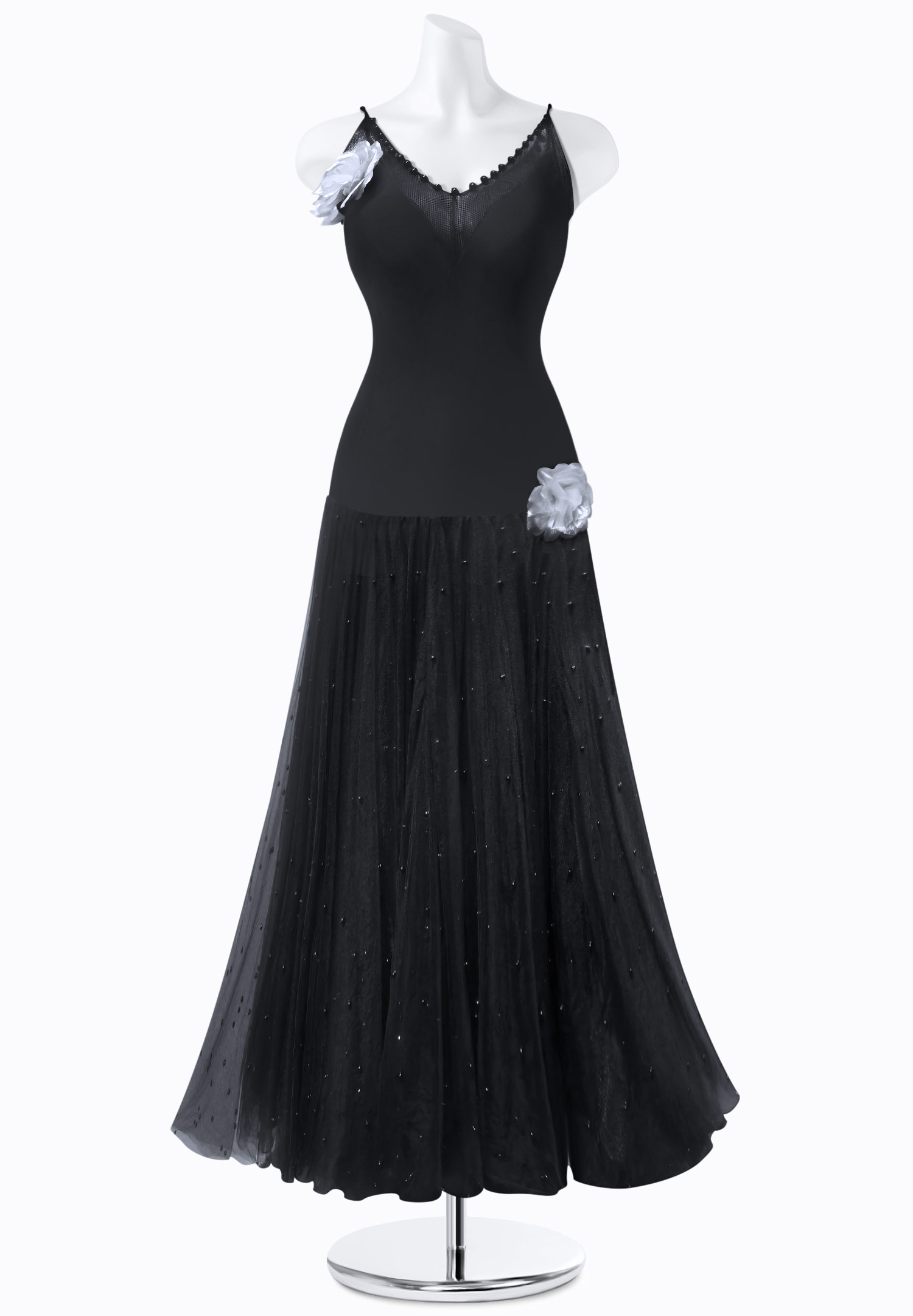 Floral Pearl Smooth Gown AM-B3363