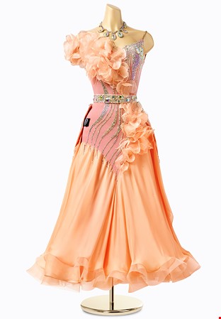 Floral Sunrise Ballroom Gown ADB2909