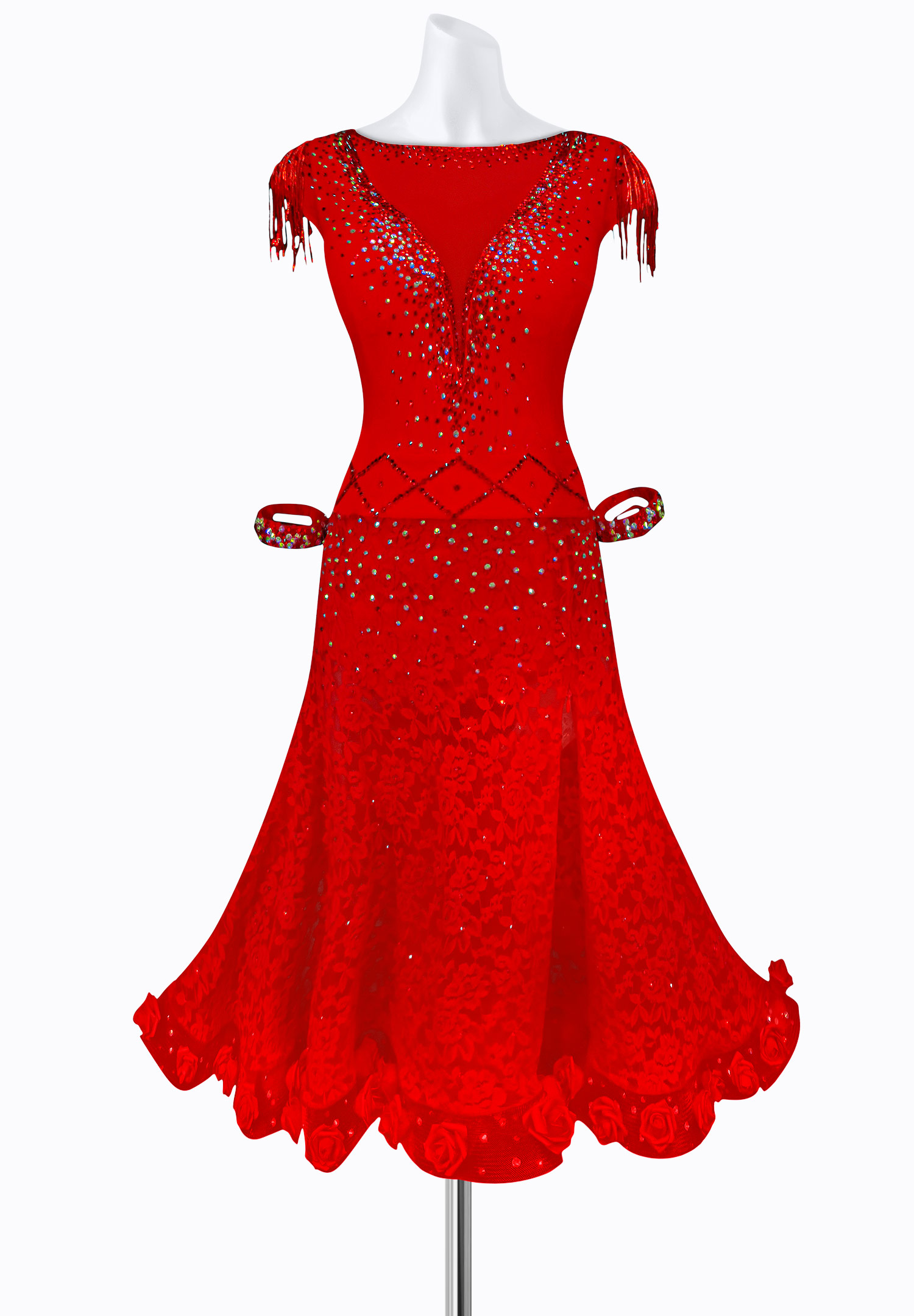 Forbidden Rose Latin Dress AM-L3207