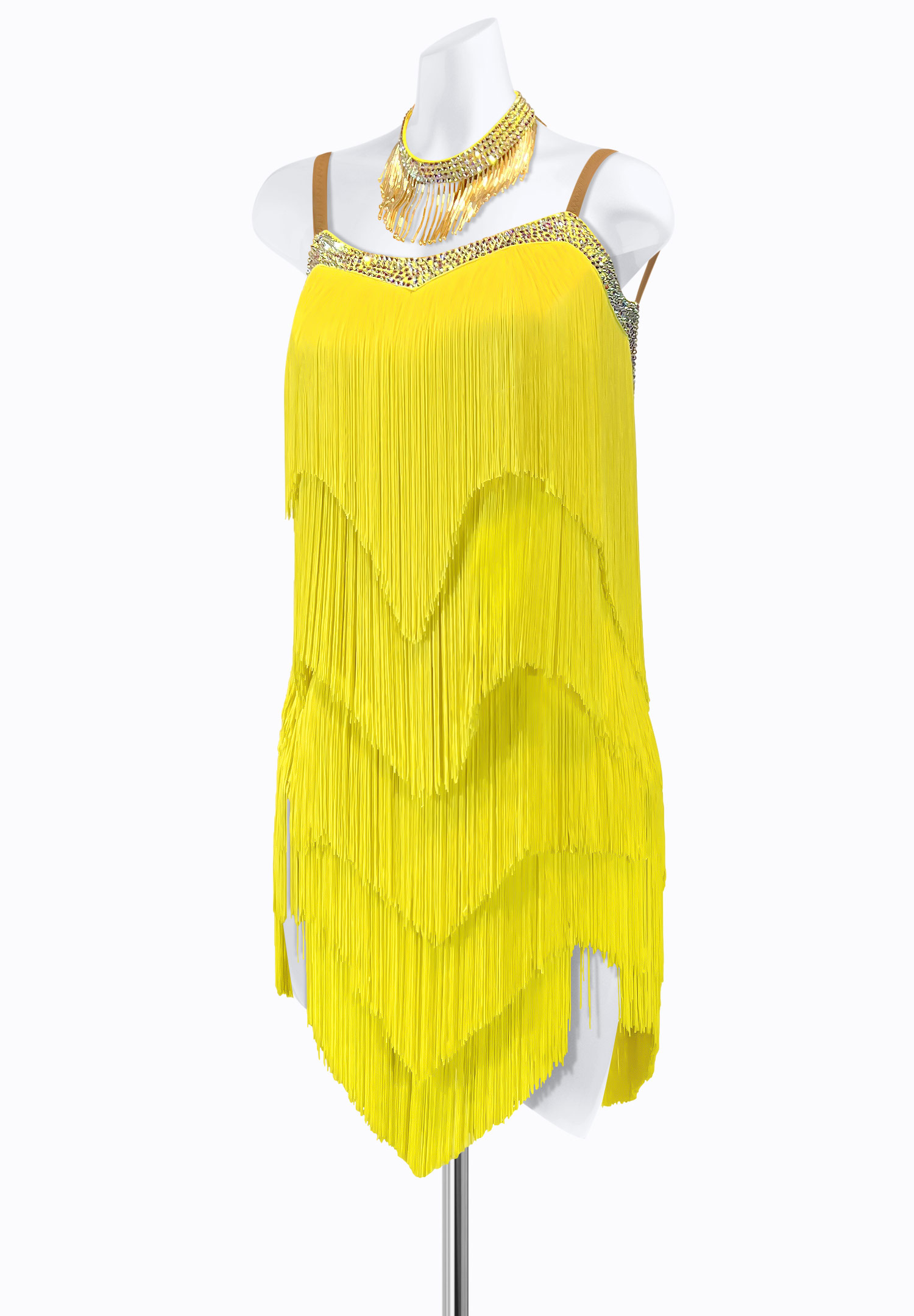 Fringe Flash Latin Dress PR-L225150