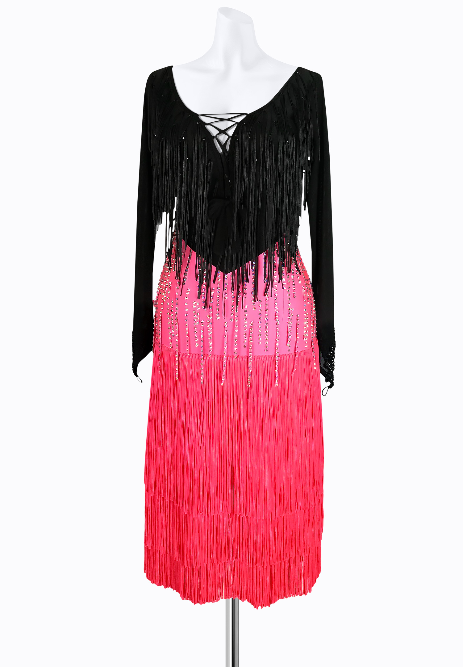 Fringe Frenzy Latin Dress AM-L3005
