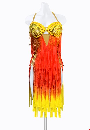 Fringe Fusion Latin Dress PR-L205012