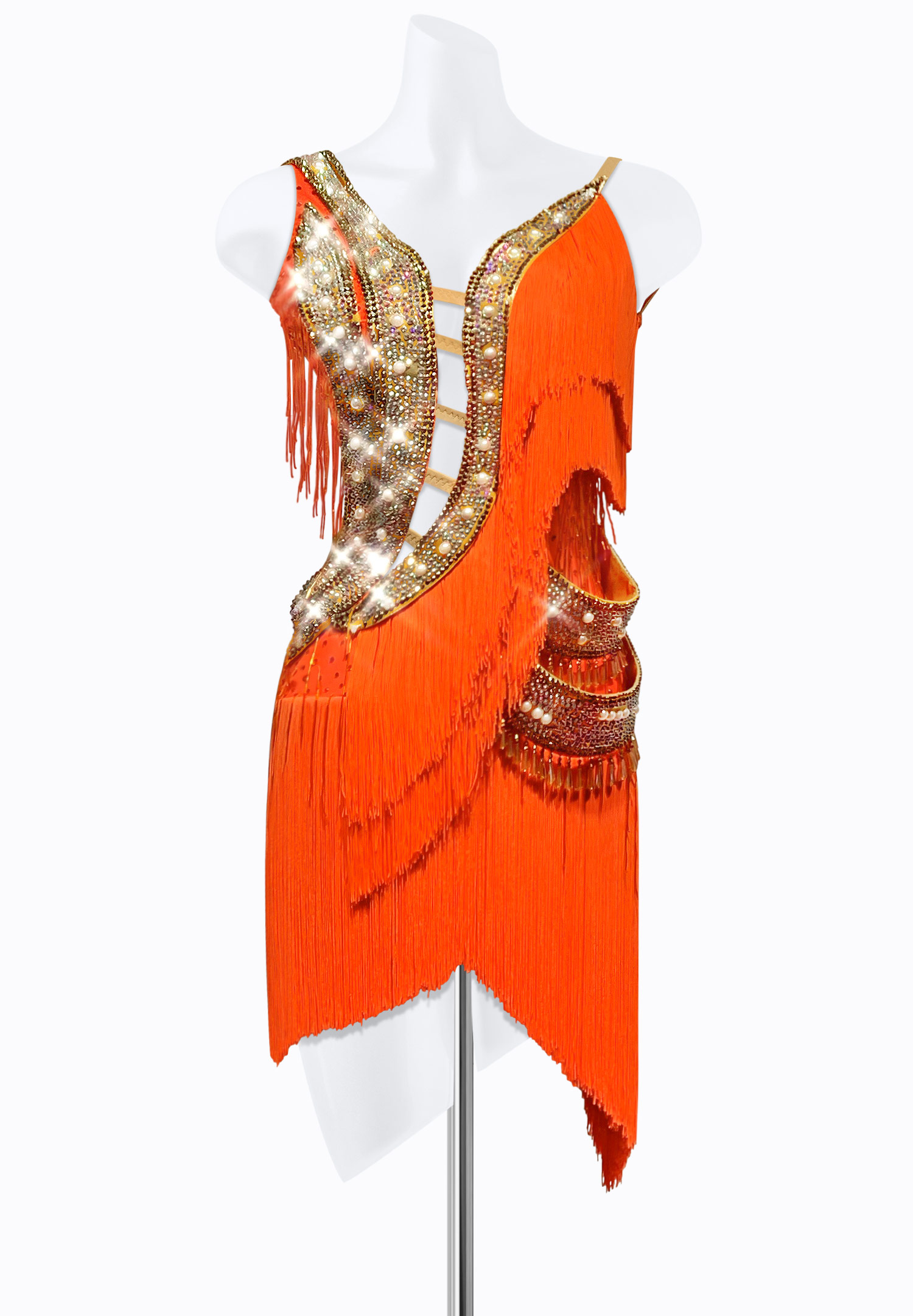 Fringe Fusion Latin Dress PR-L215060