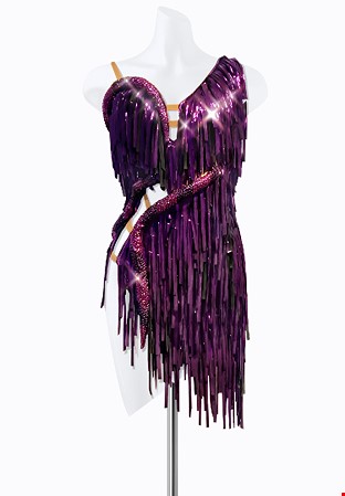 Fringe Serpent Latin Dress PR-L205014