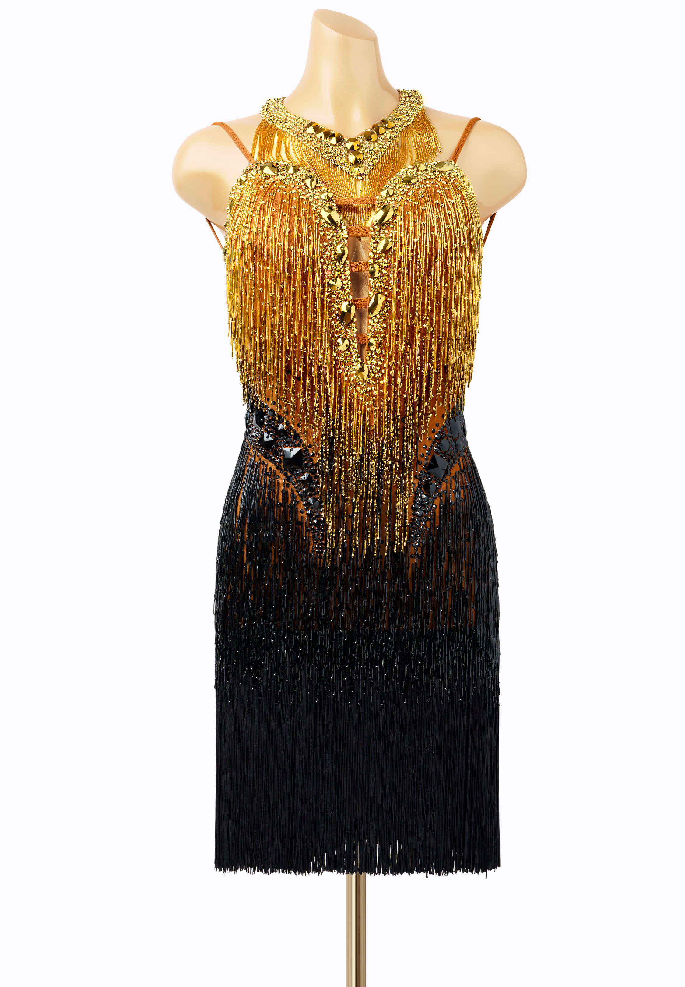 Fringed Pharaoh Latin Dress AD-L2926