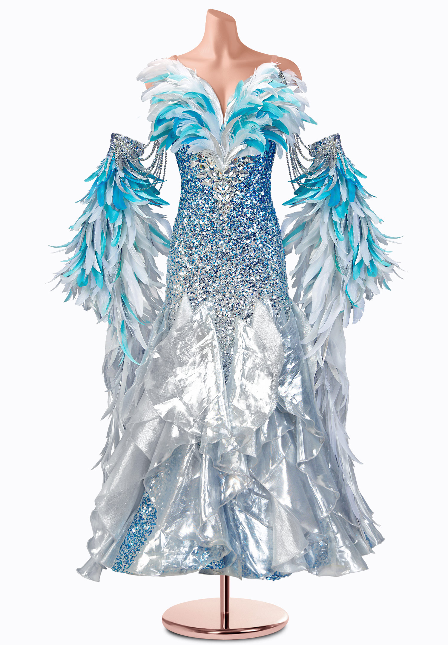 Frost Phoenix Ballroom Gown TID-BM1281