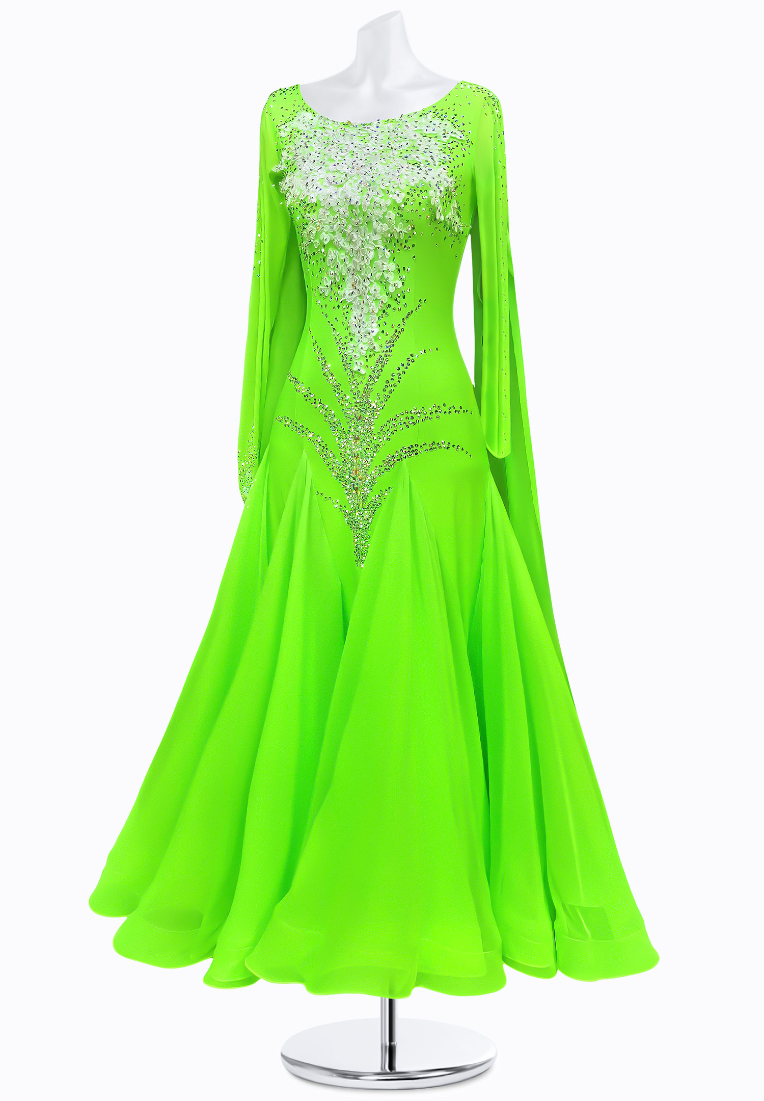 Glowing Garden Ballroom Dance Dress AM-B3030