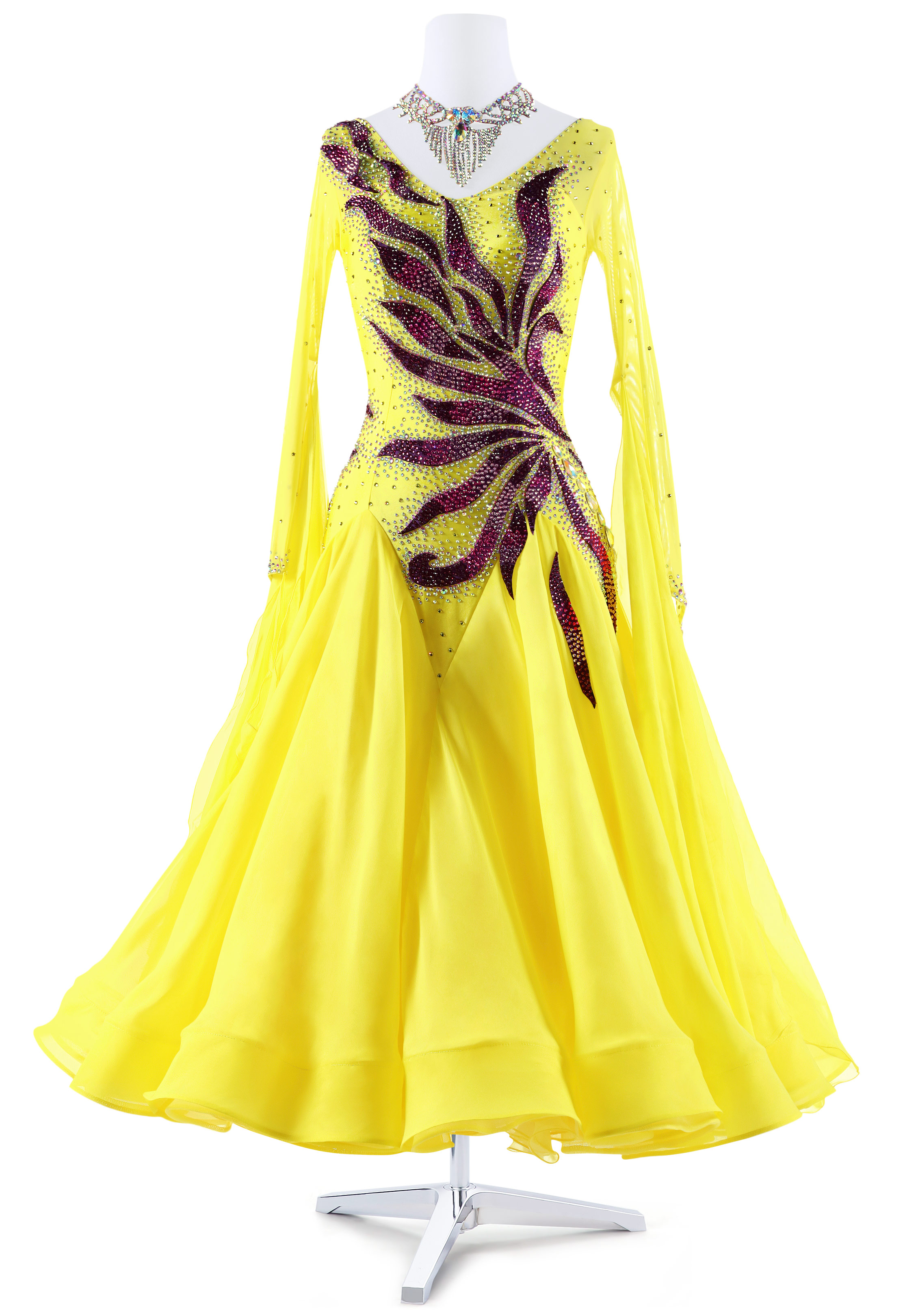Glowing Leaf Ballroom Dress BA-VSB031