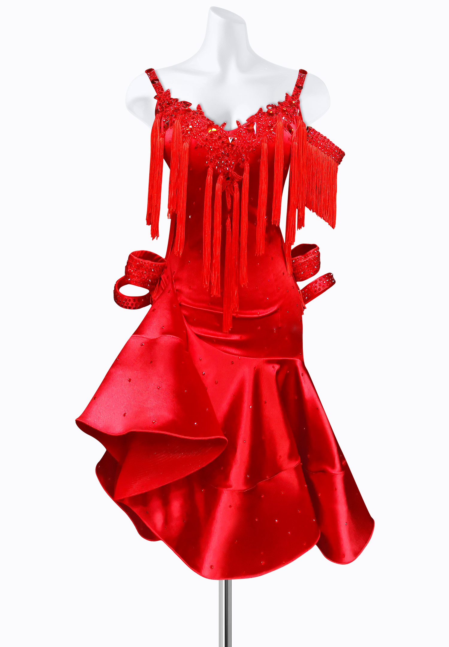 Heartbeat Fringe Latin Dress AM-L3505
