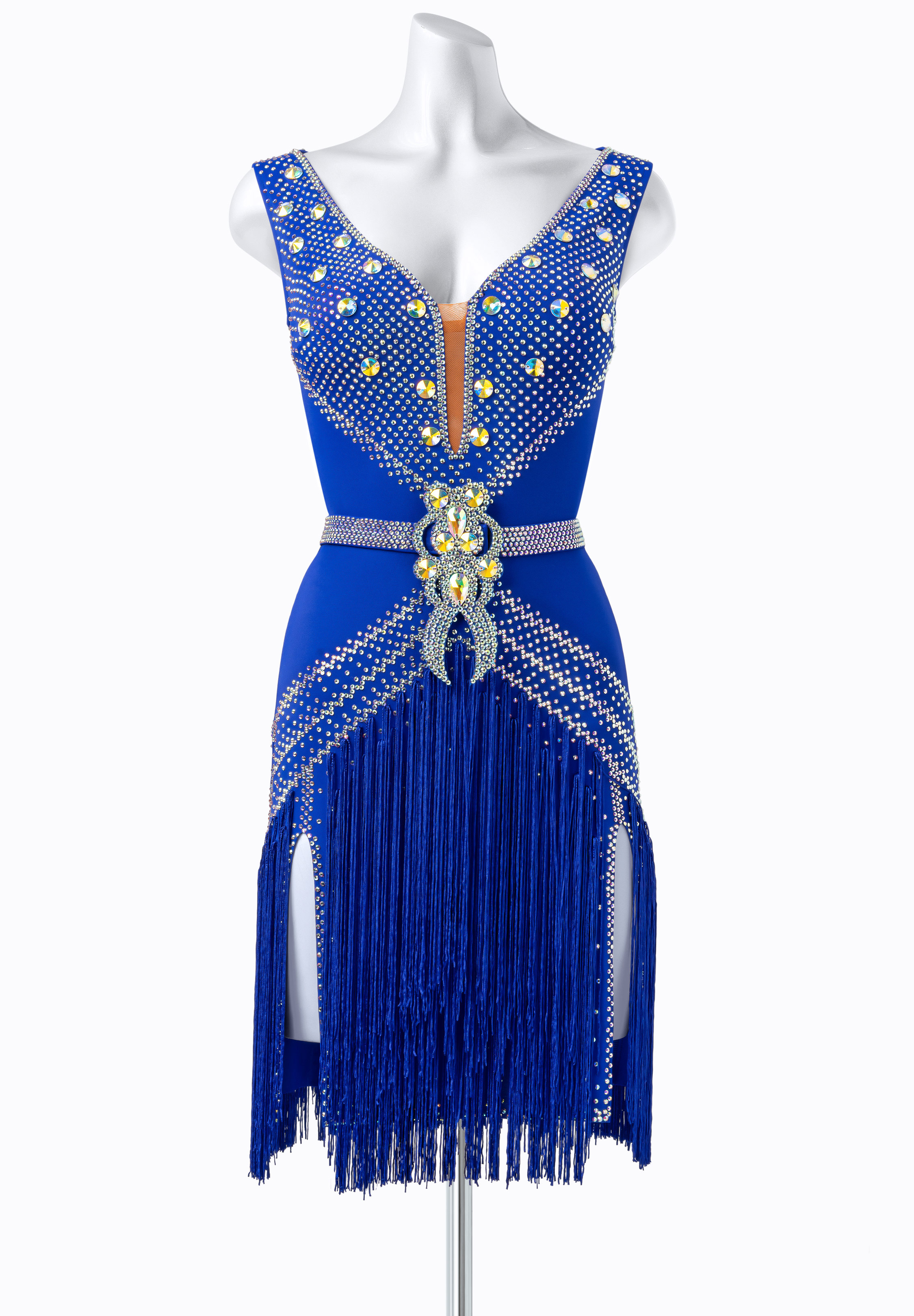 Ice Dream Fringed Latin Dance Dress VN-L5314