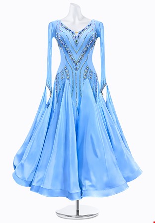 Ice Empress Ballroom Gown JT-B4579