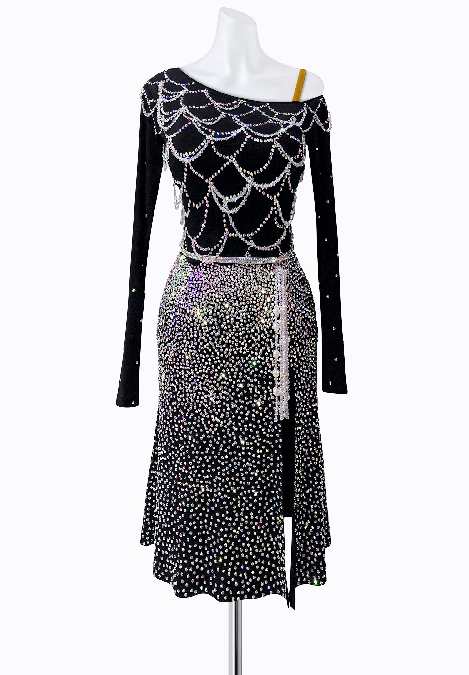 Illuminated Pearl Latin Dress AM-L3120