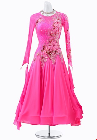 Intricate Embroidery Handsewn Couture Dance Dress MQ-B232