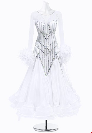 Crystal Tears Ballroom Gown JT-B4710-A