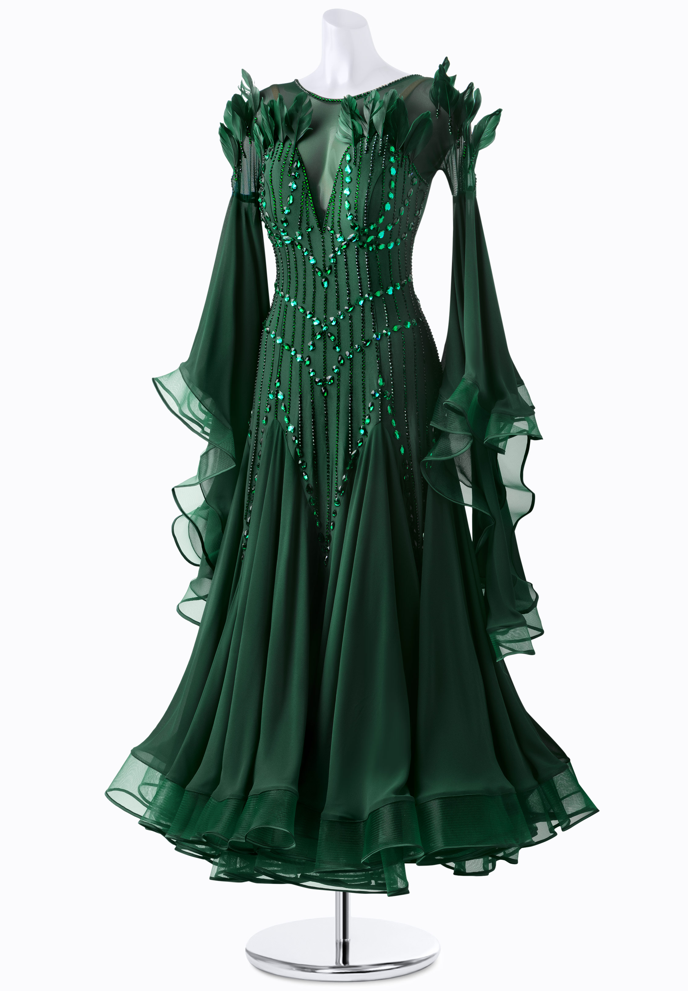 Midnight Tears Ballroom Gown JT-B4710