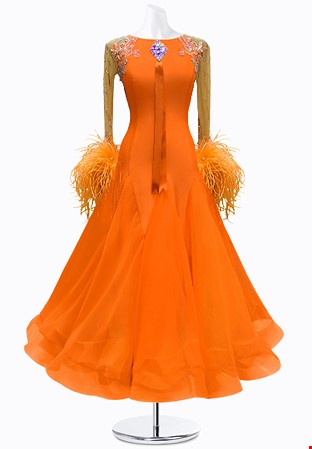 Neon Ribbon Ballroom Gown JT-B4713