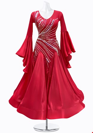 Fiery Dream Ballroom Gown JT-B4722