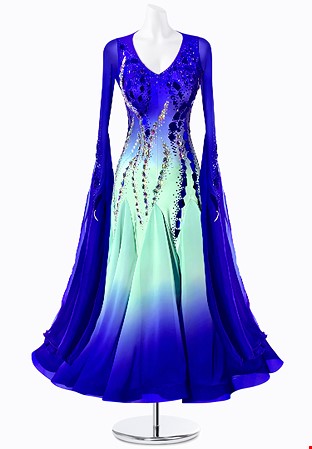 Teardrop Galaxy Ballroom Gown JT-B4772