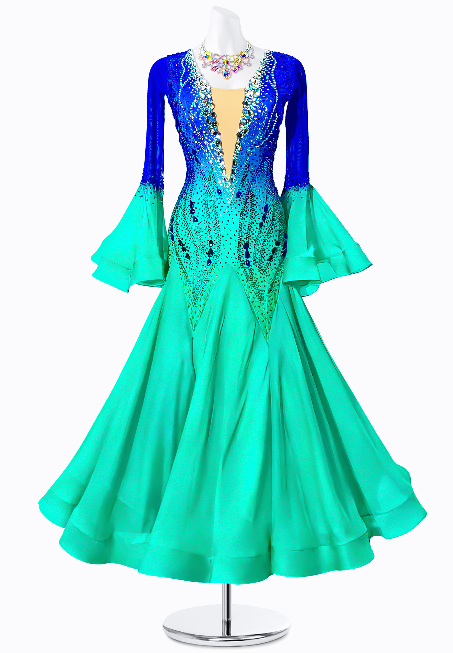 Siren Lagoon Ballroom Gown JT-B4854
