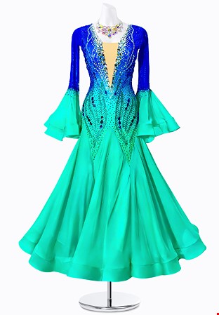 Siren Lagoon Ballroom Gown JT-B4854