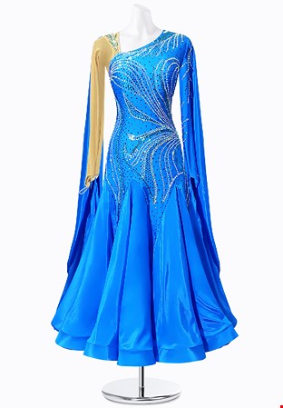 Whimsical Lagoon Ballroom Gown JT-B4856