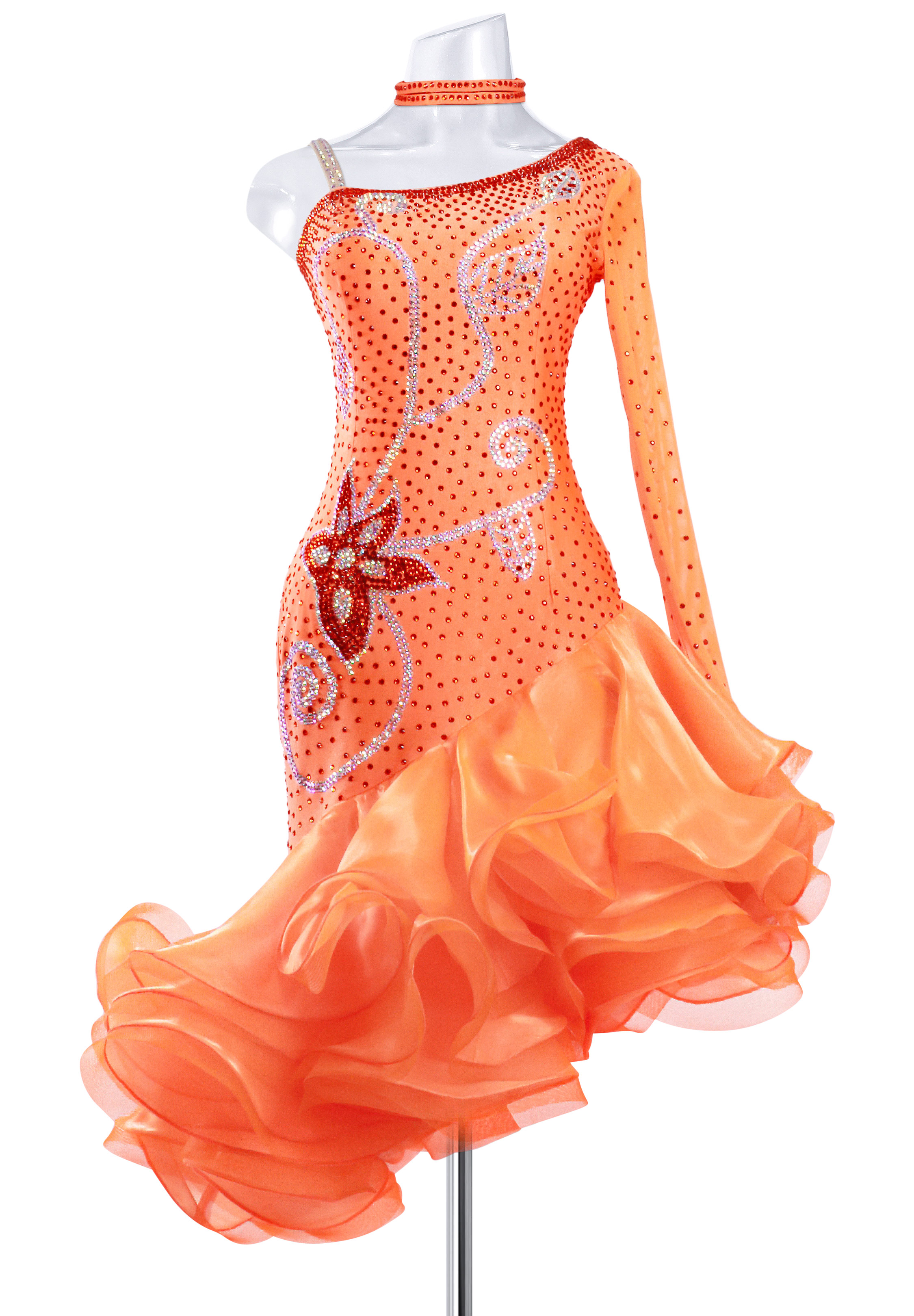 Joyful Bounce Crystallized Latin Dress MQ-L202