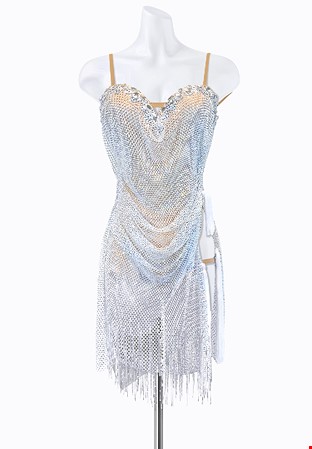 Mesh Tassel Latin Dress PR-L240036