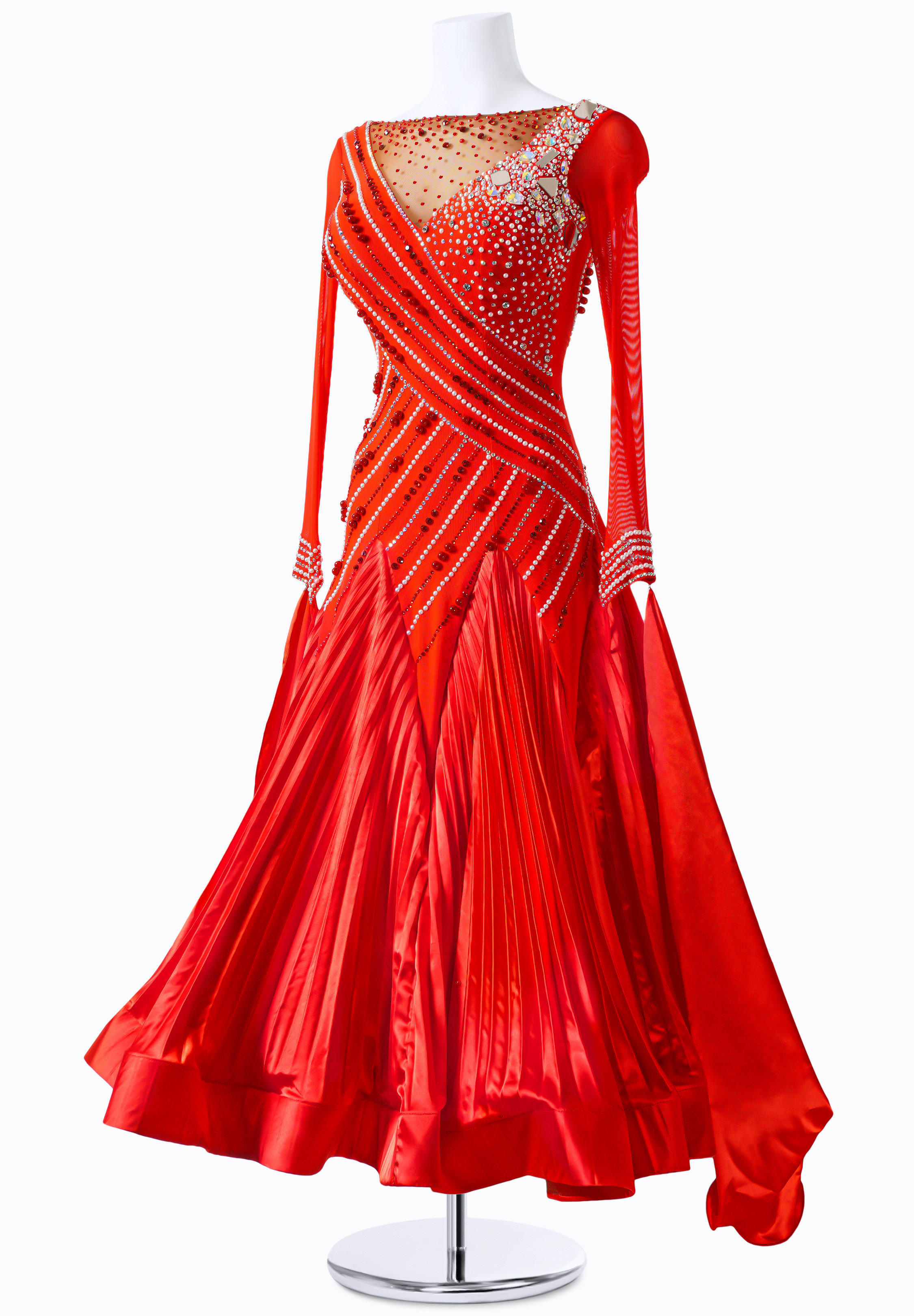 Linear Impression Ballroom Dress MF-B0138