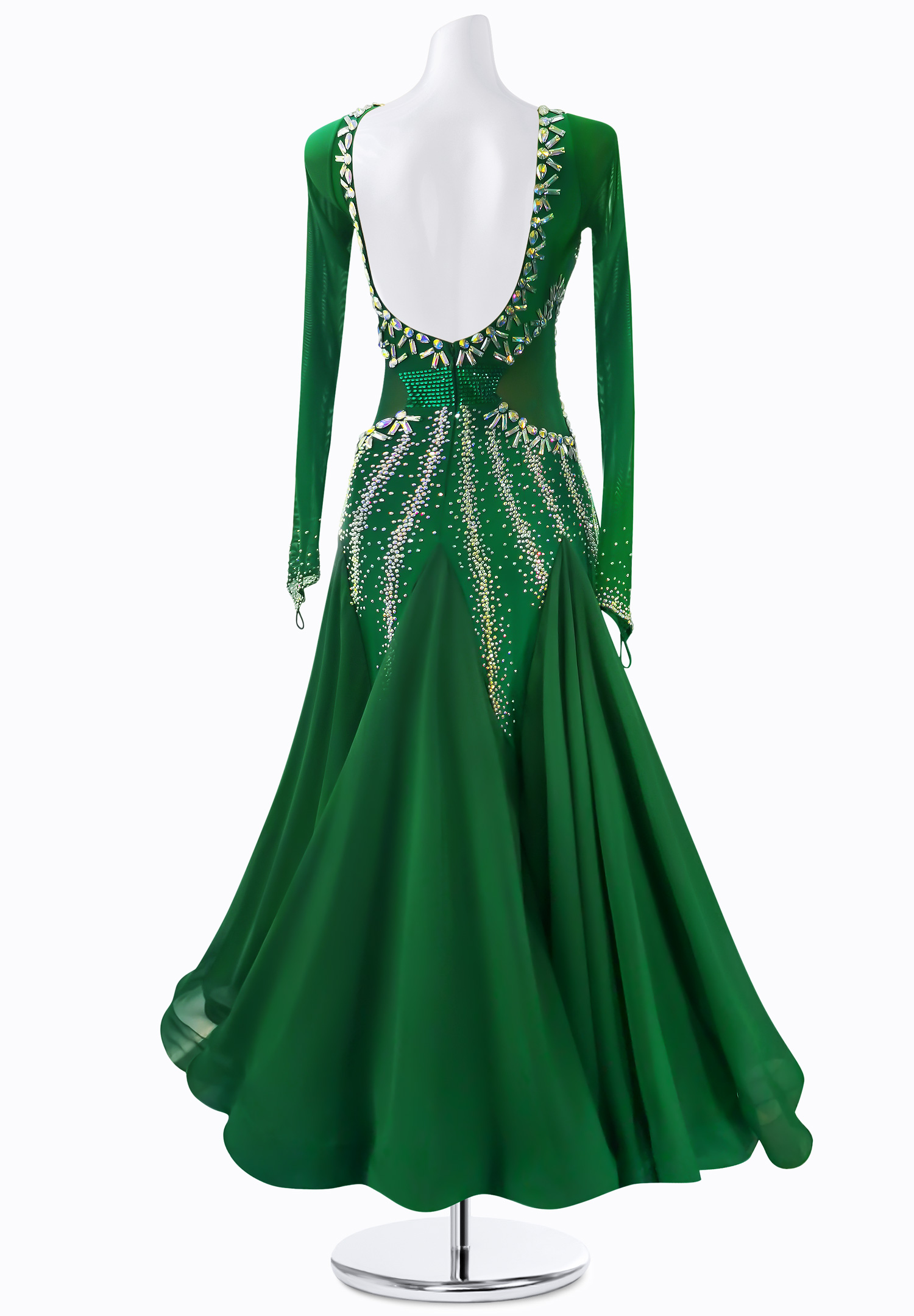 Dark Green Ballroom Dress