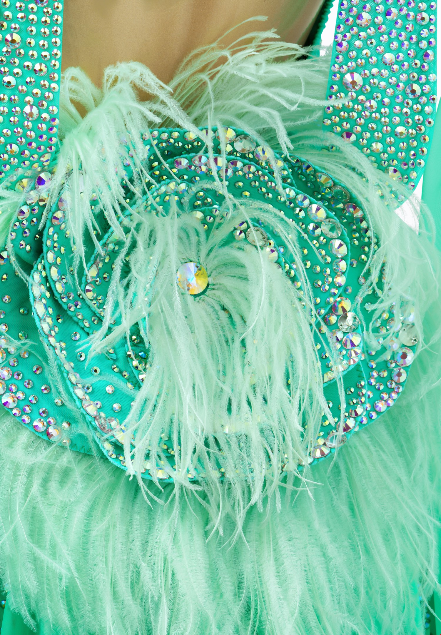 Aqua Feathers Dress by APNY  AdornmentsNH – Adornments & Creative