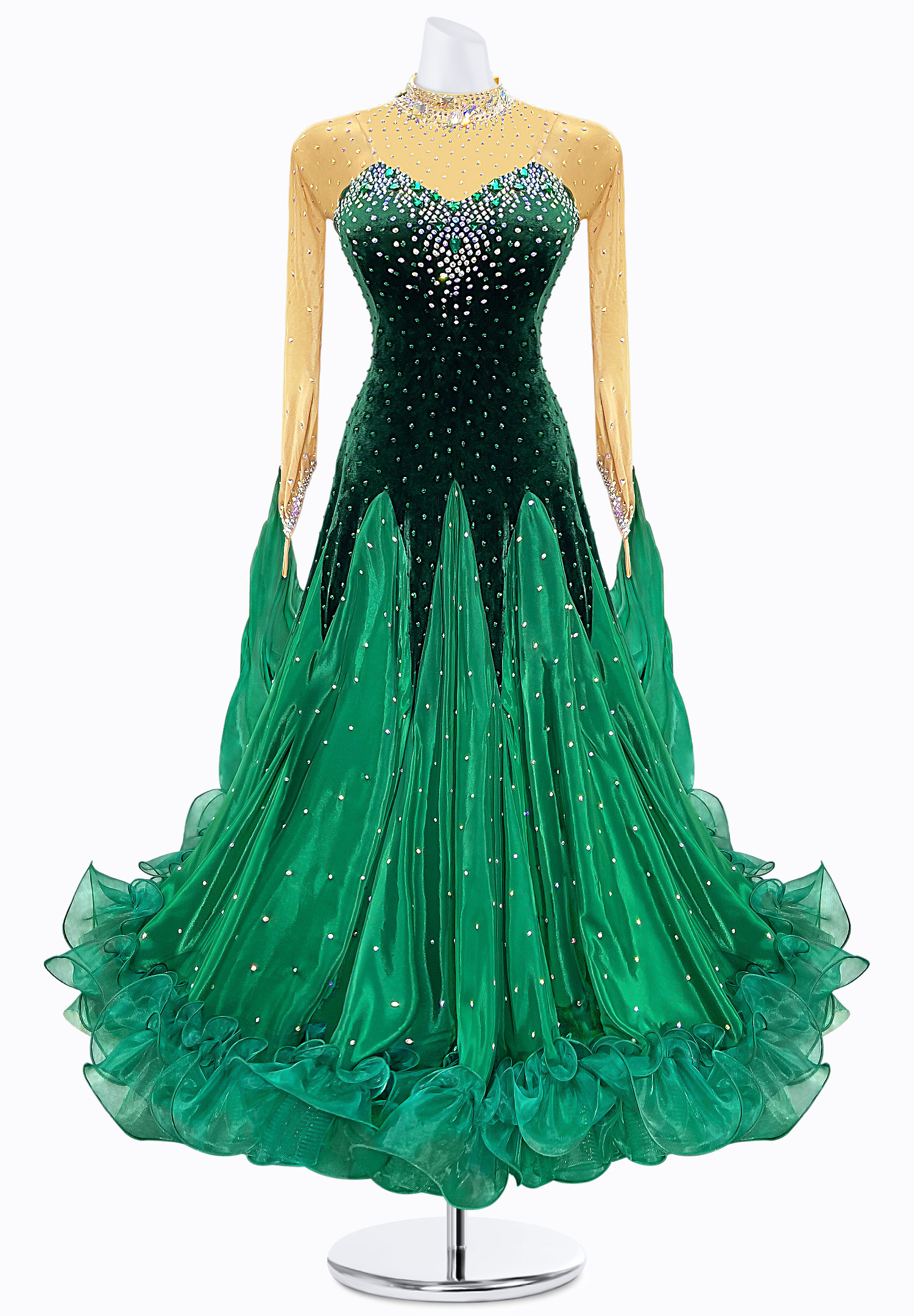 Lush Velvet Ballroom Gown JT-B4535