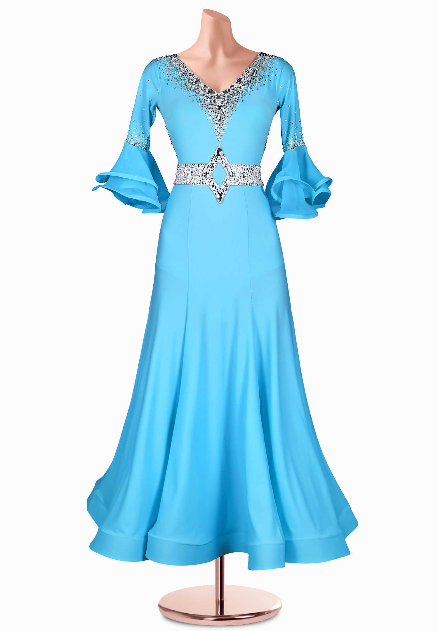 Diamond Waist Smooth Gown TID-SM1008