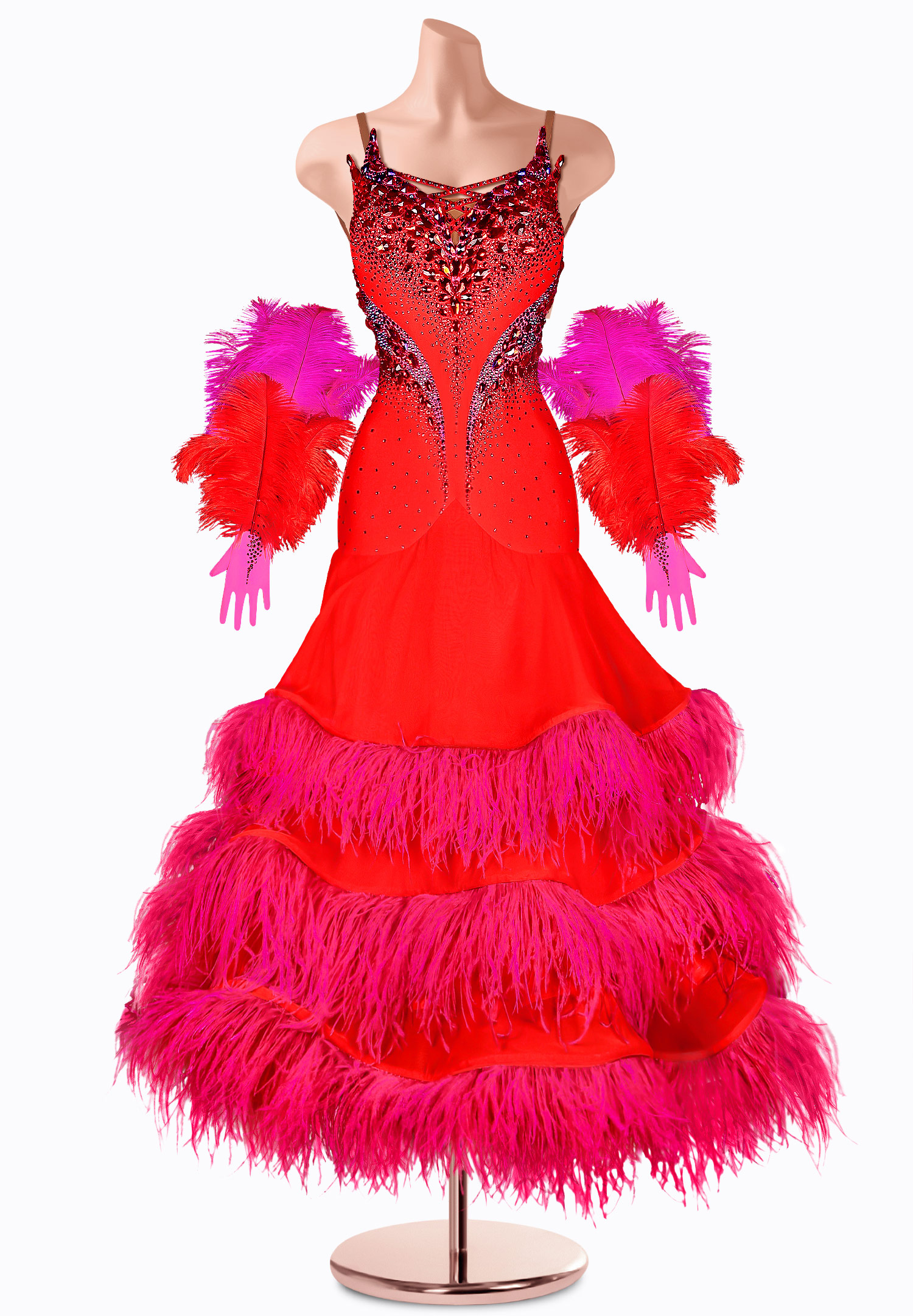 Tropical Phoenix Ballroom Gown TID-BM1016