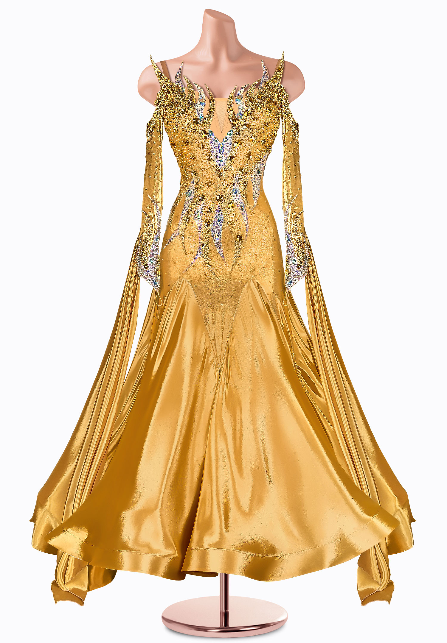 Metallic Aurora Ballroom Gown TID-BM1025