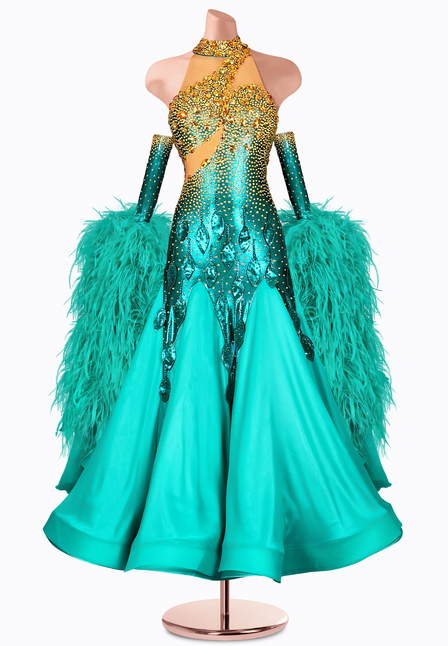 Tranquil Siren Ballroom Gown TID-BM1034