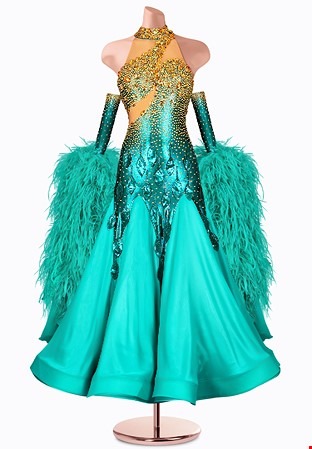 Tranquil Siren Ballroom Gown TID-BM1034