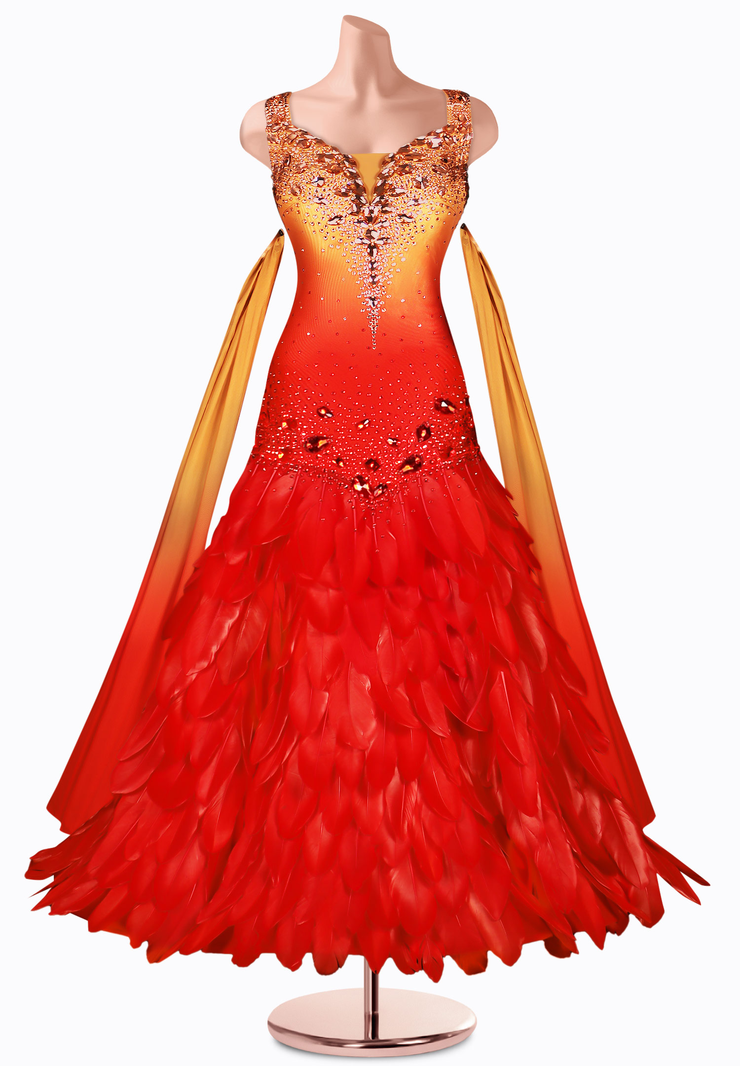 Sunset Desire Ballroom Gown TID-BM1039