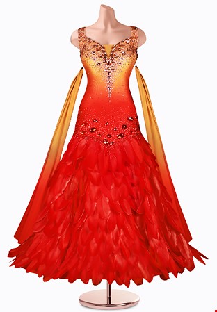 Sunset Desire Ballroom Gown TID-BM1039